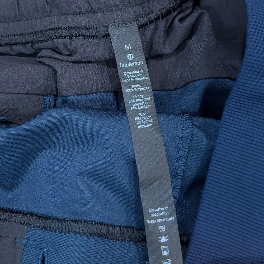 Lululemon ABC Jogger Warpstreme Navy Blue Men's Pants Size Medium